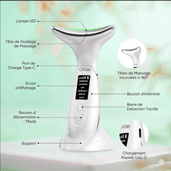 Lumina Sculpt – Masseur LED 7-en-1 : Effet Lifting & Anti-Rides
